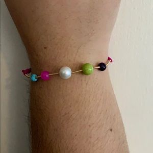 AlvaroAvila Bracelet w/ SP stones - Pink